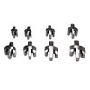 8pcs Leather Shape Punch Cutter Mold High Carbon Steel Hollow