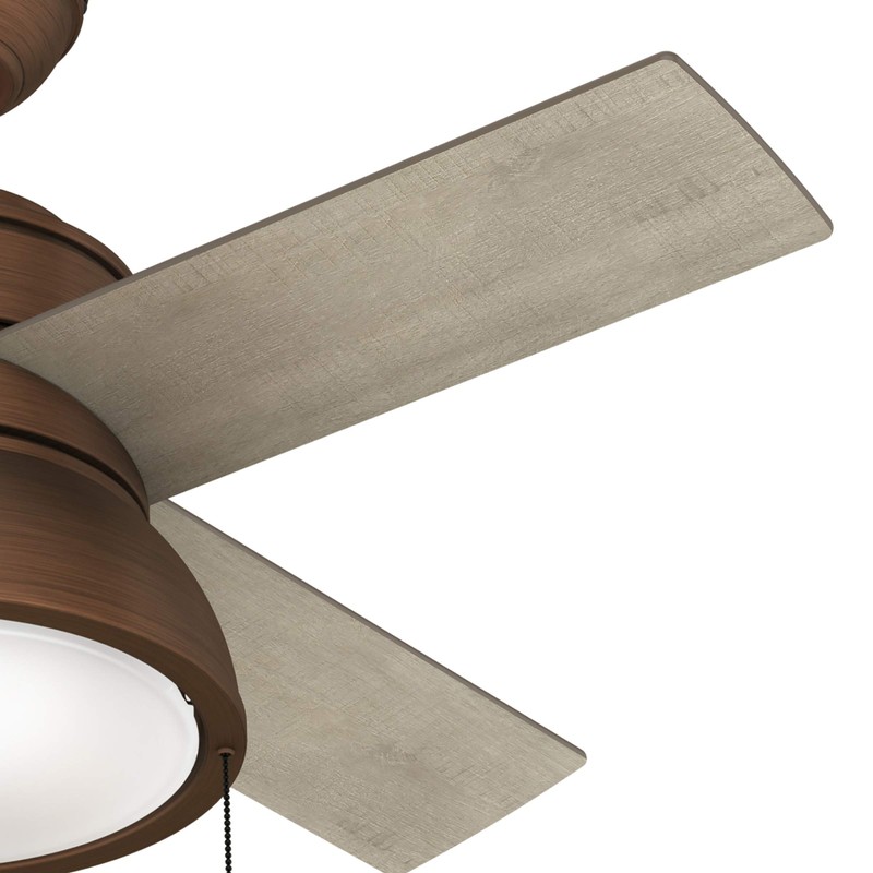 Hunter Loki Indoor Ceiling Fan with LED Light and Pull