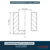 Turmberg3D - Gewindeeinsatz M2.5 (50 Stück) / M2,5x4 Messing Gewindebuchsen/Einschmelzmutter