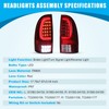 Full LED Sequential Tail Lights for Toyota Tacoma 2005-2015, LH