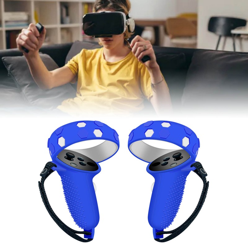 Controller Grip Cover Silicone VR Handle Protective Sleeve Anti Throw