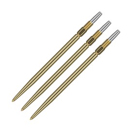 Target Darts Swiss Points, Smooth Swiss Point Dart Tips (3 Pack Set of Tips) 40MM, Gold | Change Dart Points, Professional Darts Accessories