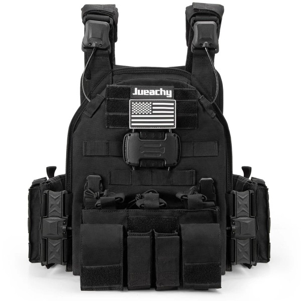 Jueachy Magnetic Tactical Vest for Men: Molle Tactical Vest Army