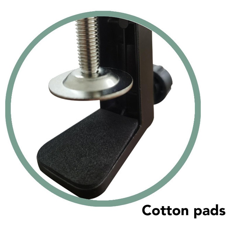 Desktop Table Lamp LED, Adjustable C Clamp Table Mount Lamp,