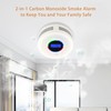 Kesymo 3Pack Upgraded Interlinked Smoke Carbon Monoxide Detector, Battery Powered&Wireless