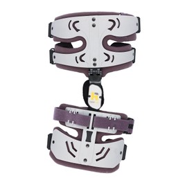 Rapid Knee OA Brace - Left | Single Upright Hinged | Lightweight & Breathable | Portable Support for Osteoarthritis and Rheumatoid Arthritis