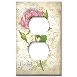 Outlet Cover Wall Plate - Old Rose