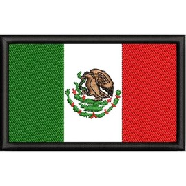 10 Pcs Parches Bordados Bandera de México Parches de Bordado de Bandera Táctica de México Parche Bordado para Planchar de Bandera de México Emblema Militar para Bricolaje Ropa Sombreros Mochilas