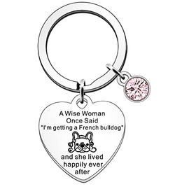 JETTOP French Bulldog Gifts for Woman -French Bulldog Lover Gifts for Birthday Christmas A Wise Woman Once Said I'm Getting a French Bulldog