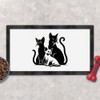 'Two Cats and a Kitten' Pet Feeding Mat (PM00022252)