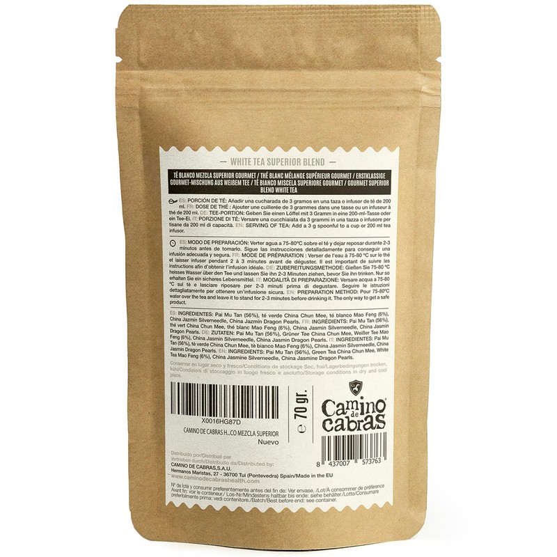 WHITE TEA Superior Blend Hand Harvested - Premium Herbal Tea