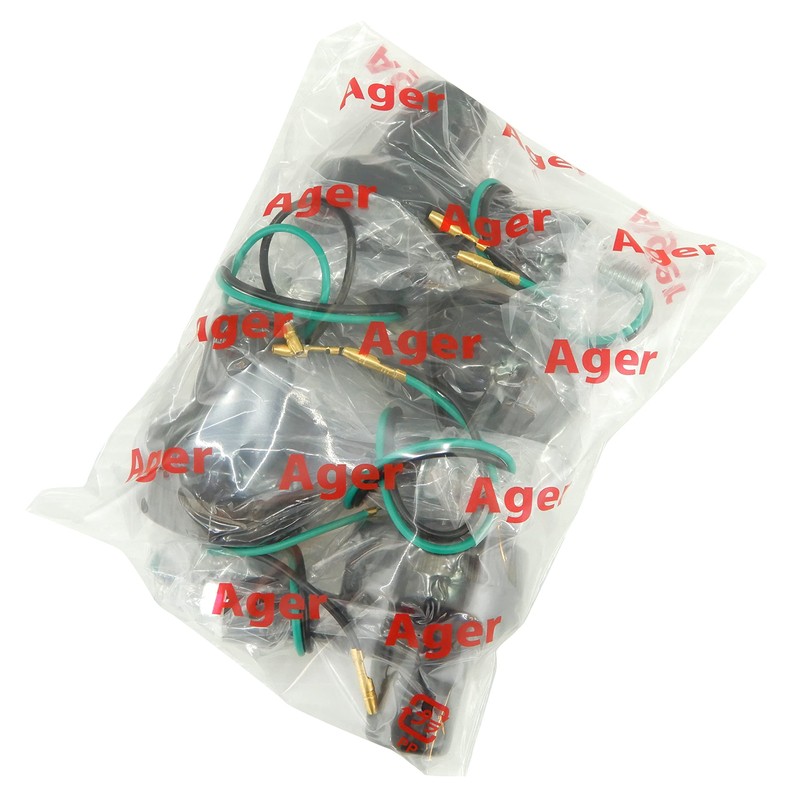 Ager Bike Turn Signals Mini Universal Small Round Smoke x