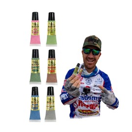 Bait-Pop Jacob Wheeler Pro Pack - 6 Live Sonar Intensifier Scented Sparklscales .5oz Tubes