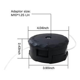 Xspeedonline 78890-30000 for Speed Feed 400 Universal Trimmer Head for Echo SRM225 GT225 PAS225 SRM210 SRM2100 SRM230 SRM250 PAS210 PAS230 PAS260 String Trimmer Replace 99944200907