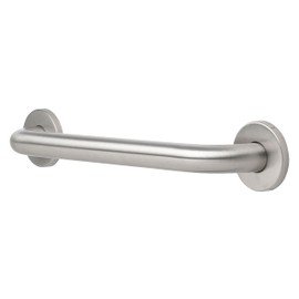 Homewerks 068 HW11424SS 24 inch Bathroom Grab Bar with 1-1/4 Inch Diameter and Concealed Screws ADA Compliant, Stainless Steel