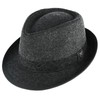 Ascentix Men’s Fedora, 2” Brim, Timeless Classic, Size 23 ½”