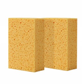 Sponges Kitchen,2" Thick Heavy Scrub Sponges,Extra Large No Scratches Household Cleaning Sponge (2,5.9x3.9x2in)