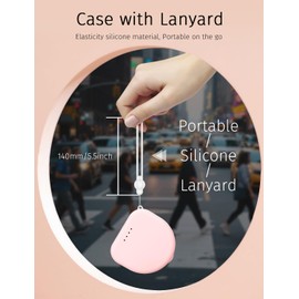 2Pack Retainer Case, Compatible with Invisalign, Slim Aligner Case with Vent Holes, Portable Orthodontic Box with Removal Tool, Brush and Lanyard, Pink