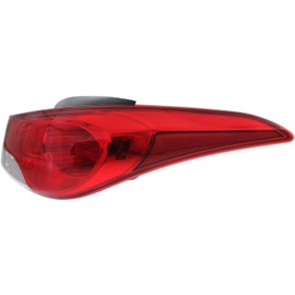 Garage-Pro Tail Light for Hyundai Elantra 2011-2013 RH Outer Assembly Halogen Sedan USA Built
