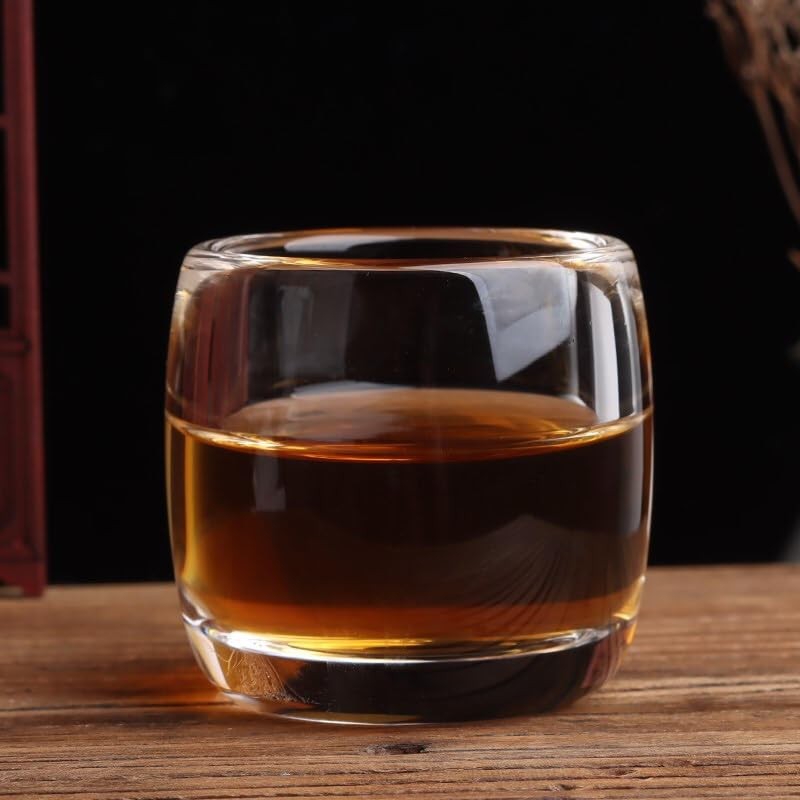 Crystal Boar Cup Guinomi, 4.3 fl oz (110 ml), Handmade,