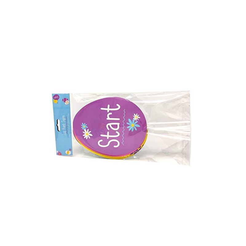 Easte Egg Hunt Signs 6 Pack