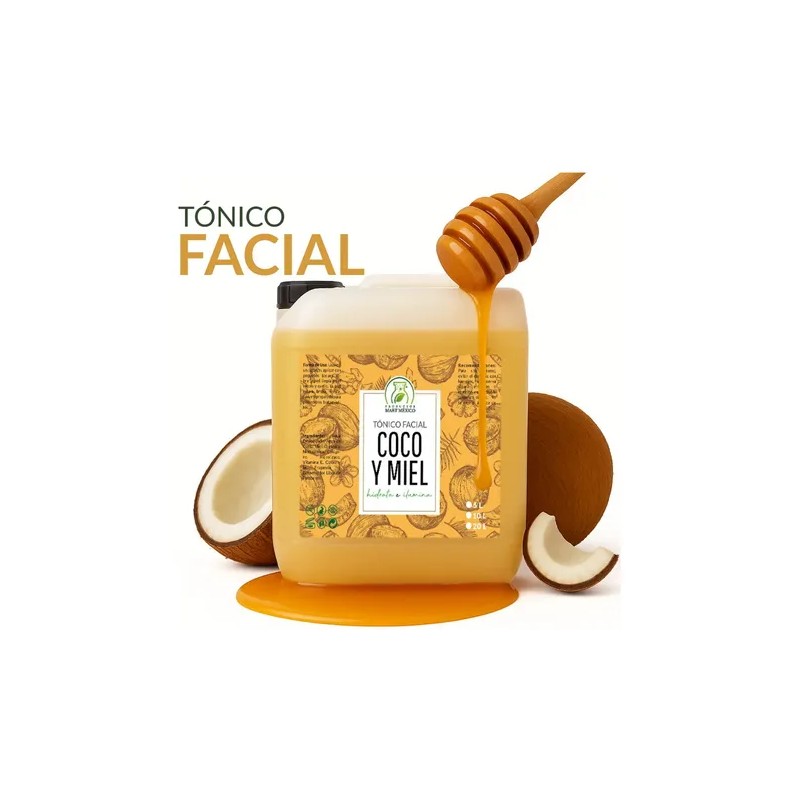Tónico coco & miel orgánica 5 L, nutrición intensa y