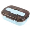 Stainless Steel Lunch Box Food Grade Safe 4 Compartments Portable
