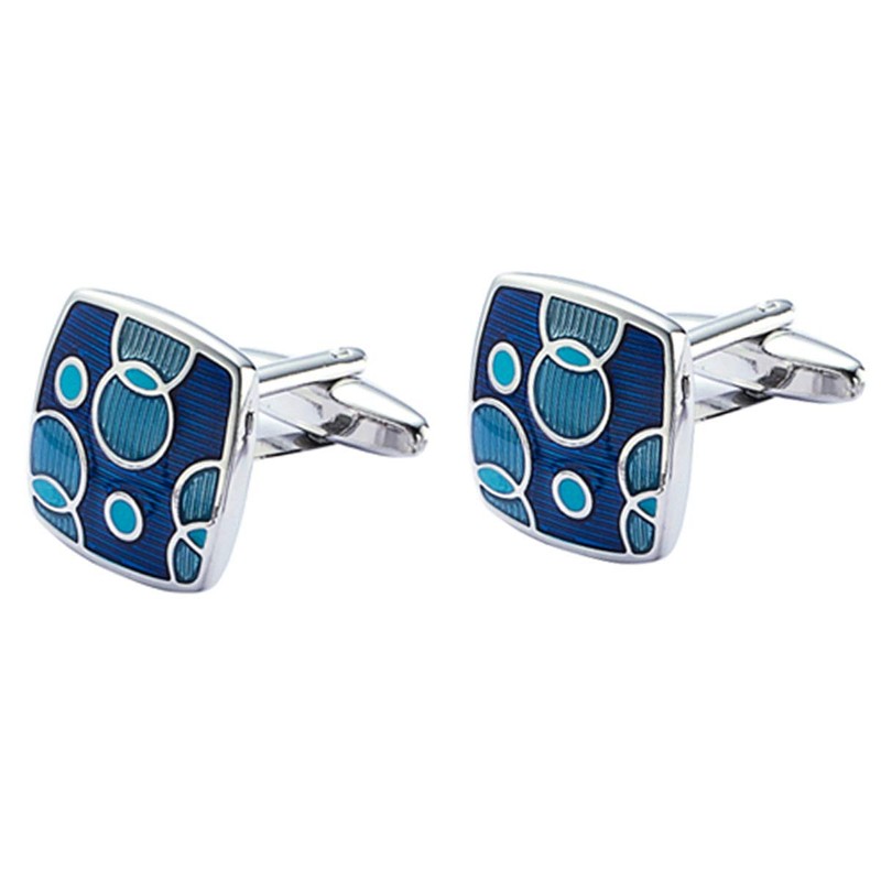 Rockyu Tie Bar Cufflinks Set Men's cufflinks for dress shirts