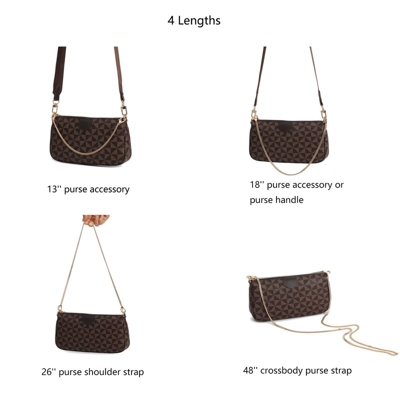 Xiazw Small Beautiful Chain Bag Chain Purses Shoulder Strap Accessory