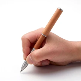 Deff Dief Refill Pen Jacket Converts Into Fine Writing Instruments with Refill - Natural Wood Cherry