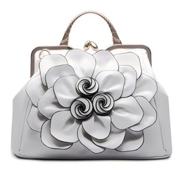 SUNROLAN Women's Evening Clutches Handbags Formal Party Wallets Wedding Purses Wristlets Ethnic Totes Satchel (9156 White)