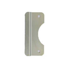 Latch Guard LG150Z Door Latch Protection Plate 2-5/8" x 6" for Out Swinging Doors with Cylindrical Lock, 12 Gauge, Zinc plated brushed finish