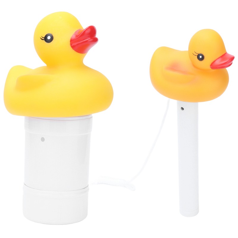 2Pcs Water Thermometer Set High Temperature Resistant Pool Chlorine Dispenser
