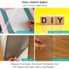 DSIUE Matte Clear Contact Paper for Books, 13.4" X 10