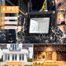 Papasbox LED floodlight IP65 waterproof outdoor floodlight aluminium headlight