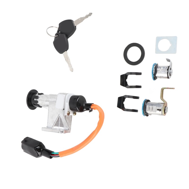 Ignition Switch Assembly Stainless Steel for Chinese GY6 Electric Scooter
