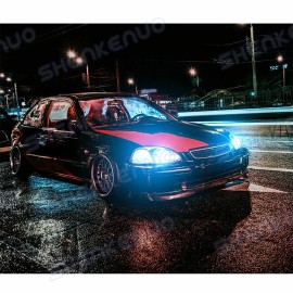SHENKENUO LED Headlight Kit 8000K Ice Blue High&Lo Bulbs H4 9003 for HONDA CIVIC 1992-2003