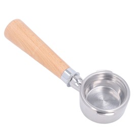 58mm Bottomless Portafilter Wood Handle Double Ear Coffee Portafilter for GAGGIA Coffee Machine A2 Beech Color