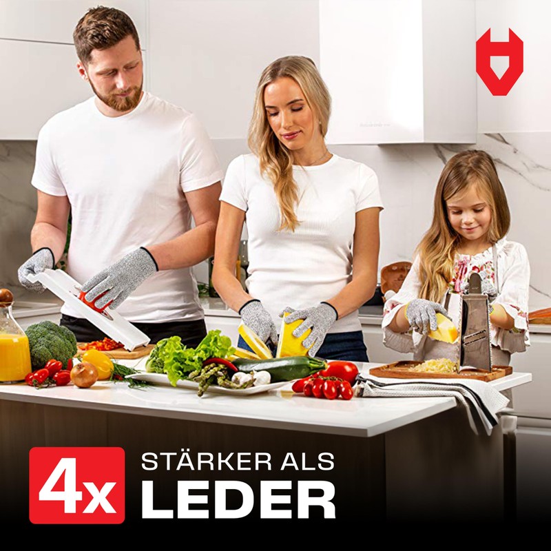 NoCry Cut Resistant Gloves - High Performance Level 5 Protection,