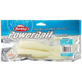 Berkley PowerBait Grub , Glow, 8"