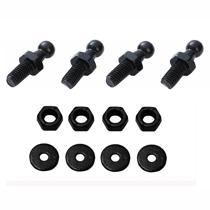 TOOMYAUTO 10mm M6 Ball Stud Bolts Screw Gas Spring Mounting