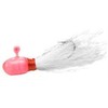 K&E Tackle P8-A Pinkies Bucktail Lure Size 8, Pink/White, Floating
