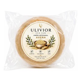 Jabón Artesanal De Avena Ulivior 50gr Para Todo Tipo De Piel                                                                                          