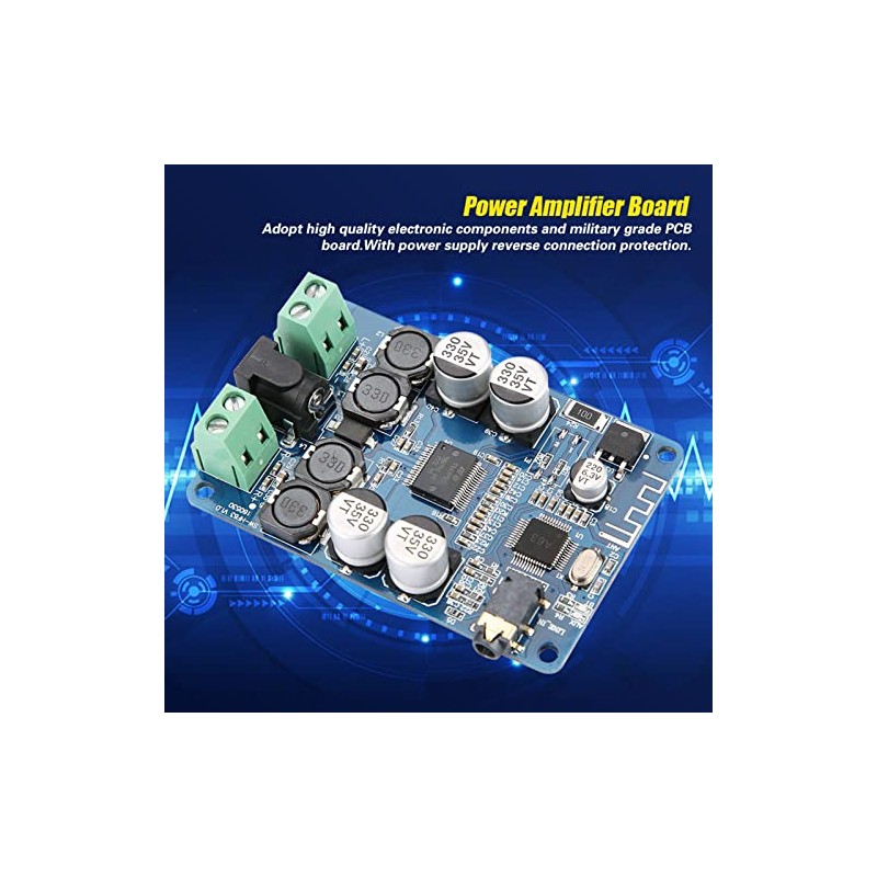 Hilitand TDA7492P Bluetooth V2.1 Audio Power Amplifier Board Dual Channel