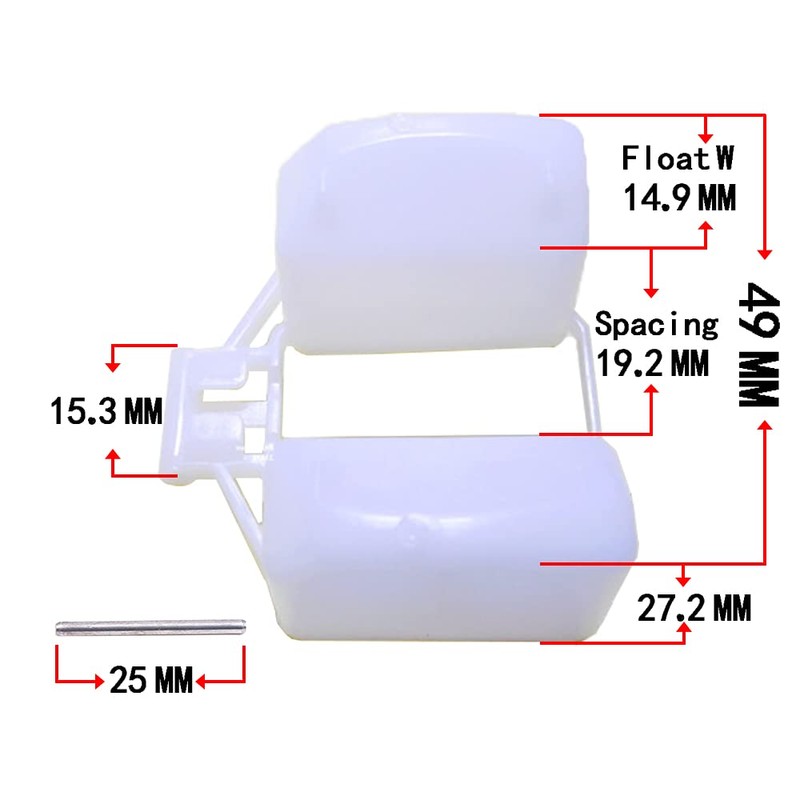 CN250 Carburetor Repair Kit, Suitable for Honda CN250 Helix/Fusion CH250