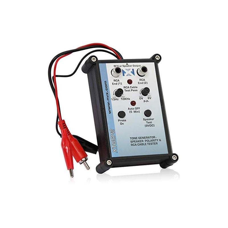 NVX Professional Grade Tone Generator and Speaker Polarity Tester