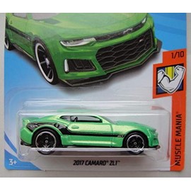 Hot Wheels 2018 50th Anniversary Muscle Mania 2017 Camaro ZL1 188/365, Green