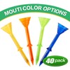 ToVii 3-1/4" Big Cup Plastic Golf Tees 40 Pack｜Excellent Durability
