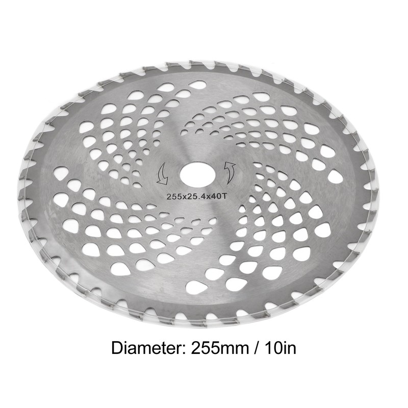 2PCS Lawn Trimmer Blade Head Alloy Steel 10in Accurate Cutting