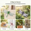 12PCS 3D Artificial Dragonfly Clips – Durable TPR/PVC Hanging Ornaments